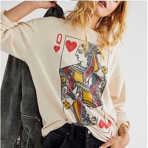 Free People Queen of Hearts Long Sleeve - Daydreamer